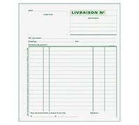 Exacompta Manifold LIVRAISONS - 21 x 18 cm - 50 feuilles autocopiantes 3 exemplaires