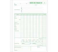 EXACOMPTA Manifold Note de frais 29,7x21cm 50 feuillets dupli autocopiants