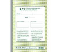 EXACOMPTA Manifold R.T.T Enregistrement du temps de travail 50 feuillets dupli autocopiants