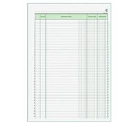Exacompta Manifold RECETTES DEPENSES - 29,7 x 21 cm - 50 feuilles autocopiantes 2 exemplaires