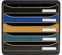 Exacompta Module de classement Big Box Plus 5 tiroirs Neo Deco assort 309505D