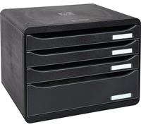 Exacompta Module de classement Big Box Plus horizon 4 tiroirs Noir 315714D