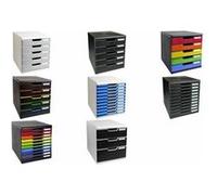 EXACOMPTA Module de classement MODULO A4, 10 tiroirs, G