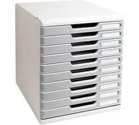EXACOMPTA Module de classement MODULO A4, 10 tiroirs, gris Gris G