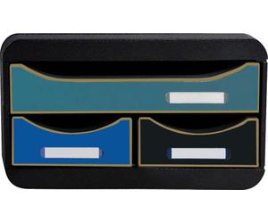 Exacompta Module de classement Small Box 3 tiroirs Neo Deco assort. 311505D