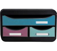 Exacompta Module de classement Small Box 3 tiroirs Skandi assort. 311606D