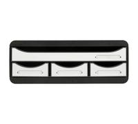 EXACOMPTA Module de classement Toolbox 4 tiroirs Glossy - Blanc brillant