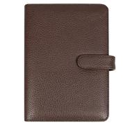 Exacompta Organiseur 17 Light Baltique 14x19cm Sept 2026-Déc 2027 Chocolat | La Semaine sur 2 pages, Espaces de note, Papier blanc, Coins détachables, Fentes pour bloc et carte