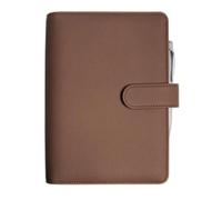 Exacompta Organiseur Exatime 17 Baltique 15x19 cm Sept 2026-Déc 2027 Marron | La Semaine sur 2 pages, Espaces de note, Papier blanc, Coins détachables, Fentes pour bloc et carte