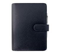 Exacompta Organiseur Exatime 21 Baltique 19x23 cm Sept 2026-Déc 2027 Noir | La Semaine sur 2 pages, Espaces de note, Papier blanc, Coins détachables, 4 fentes et 1 pochette pour cartes, 6 anneaux