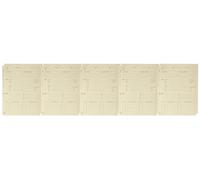 Paquet de 25 dossiers de procédure carte lustrée 25x32cm - Ivoire