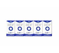 Exacompta Pack 5 Etuis 100 Fiches Bristol Unies 148 x 210 mm Blanc