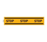 EXACOMPTA Panneau PVC adhésif antidérapant Obligation stop 100 cm - Jaune