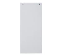 Exacompta – Fiches intercalaires Forever horizontales unies perforées 105×240 mm - Paquet 100 Blanc