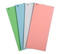 Intercalaires horizontales unies perforées Exacompta Forever - 105 x 240 mm - Paquet 100 - Coloris assortis