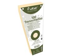 Exacompta Fiches intercalaires Forever trapézoïdales unies perforées 105×240 mm Ivoire (paquet 100)