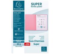 Exacompta Paquet 250 Sous-Chemises Super 60 Bleu Clair