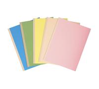 Exacompta - Réf. 771000E - Paquet de 10 chemises rigides à soufflet dos toilé Forever® 320 g/m² - dos de 30 mm - certifiées Ange Bleu - dimensions 24 x 32 cm pour format A4 - 5 couleurs assorties