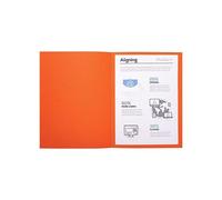 Exacompta Paquet De 100 Chemises Foldyne 180 Orange
