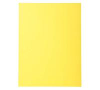 Chemise recy 170 g Exacompta 24 x 32 cm couleur - Paquet de 100 - jaune