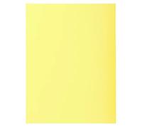 Chemise qualité supérieure 210 g Exacompta 24 x 32 cm couleur jaune - Paquet de 100