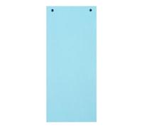 Exacompta Intercalaires horizontales unies perforées Forever – 105 x 240 mm – Paquet 100 Bleu clair