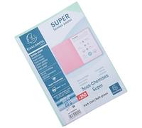 Exacompta Sous-chemises SUPER 60 g/m² – PEFC – 22 x 31 cm Vert clair – Paquet de 250