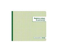 Registre piqûre unique du personnel Exacompta 6620 E