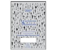 Exacompta Planning Vacances et Absences - 20 x 29,7 cm - 2027