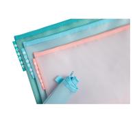 Pochette de rangement à fermeture éclair A4 Exacompta Chromaline coloris assortis pastel