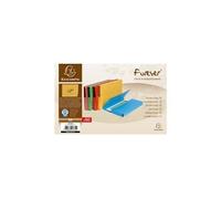 EXACOMPTA Paquet de 50 chemises poche coloris vifs Forever® - 24,5x32,5cm - Couleurs assorties