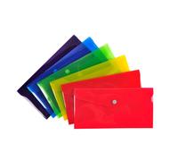 Pochette pression Iderama en polypropylène - Couleurs assorties