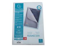 Exacompta Pochettes coin en papier calque 110g - Transparent