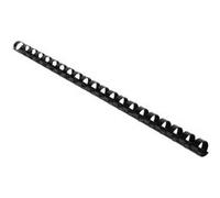 EXACOMPTA Boite 100 reliures spirales plastique 12mm - Noir