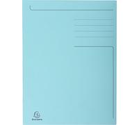 EXACOMPTA Porte-documents DIN A4 Carton bleu pastel