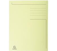 EXACOMPTA Porte-documents, DIN A4, carton, jaune pastel