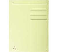 EXACOMPTA Porte-documents, DIN A4, carton, jaune pastel