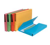 Chemise pochette Forever à soufflet carte Exacompta 24 x 32 cm couleurs assorties - Paquet de 10