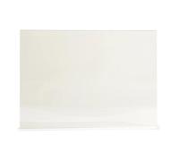 Exacompta - Réf. 84159D - 1 Porte-visuel droit horizontal A4 - Dimensions Prof 30 x larg 5,5 x H 21,5cm - PMMA (acrylique) pour photos, publicités, menus restaurants, hôtels - Cristal
