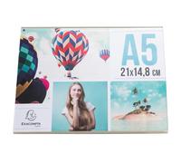 Porte-visuel incliné horizontal A5 - Cristal