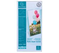 EXACOMPTA Porte-visuel incliné vertical DL - Cristal