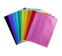 Exacompta Porte vues Iderama A4 - Polypropylène semi rigide - 20 pochettes - 40 vues - Assortis