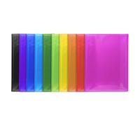 Exacompta Porte vues Iderama A4 - Polypropylène semi rigide - 30 pochettes - 60 vues - Assortis