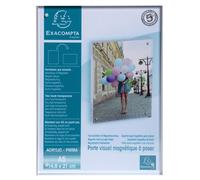 Porte-visuel avec fermeture magnétique A5 - Cristal