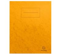 Protège cahier carte lustrée 225g - 17x22 cm - Jaune