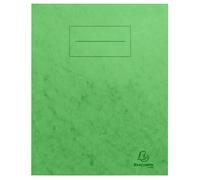 Protège cahier carte lustrée 225g - 17x22 cm - Vert
