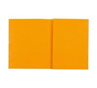 Protège cahier carte lustrée 265g - 24x32 cm - Jaune