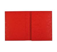 Protège cahier carte lustrée 265g - 24x32 cm - Rouge