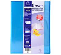 EXACOMPTA Protège-cahier translucide Kover® - 24x32cm - Couleurs assorties