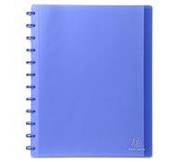 Exacompta Protège-Documents à Anneaux A4 30 Pochettes détachables Bleu